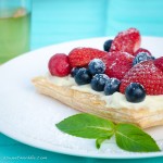 Quick berry tart with mascarpone