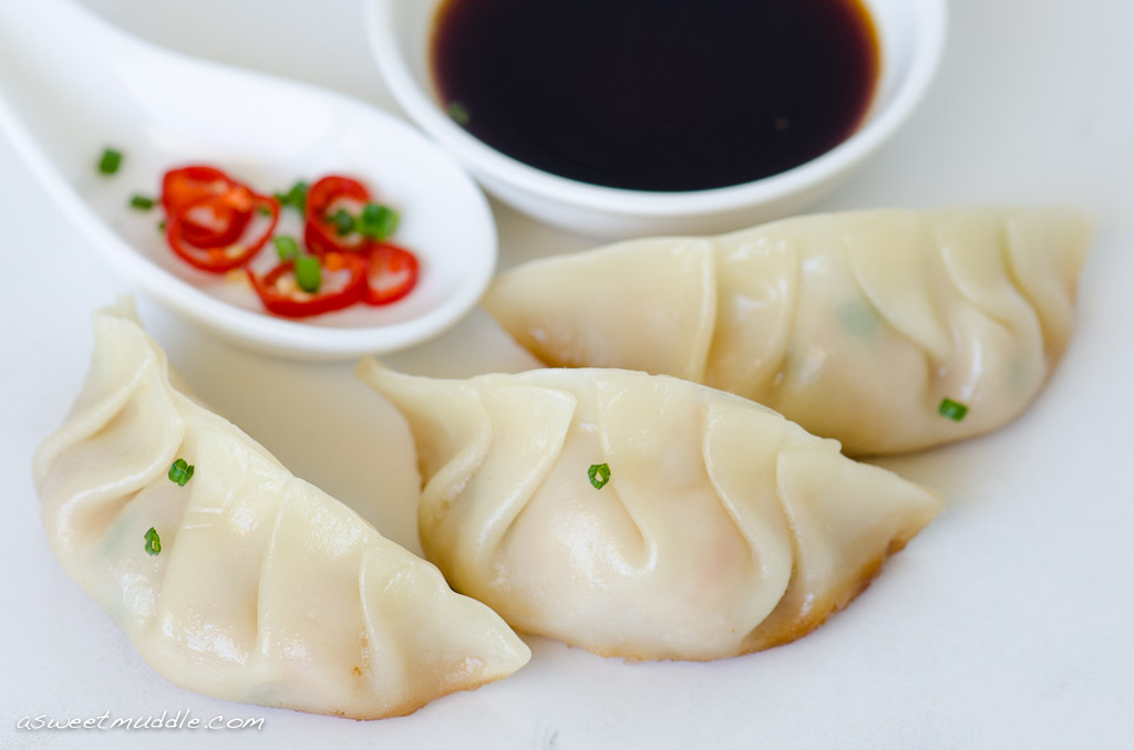 Prawn & chives dumplings